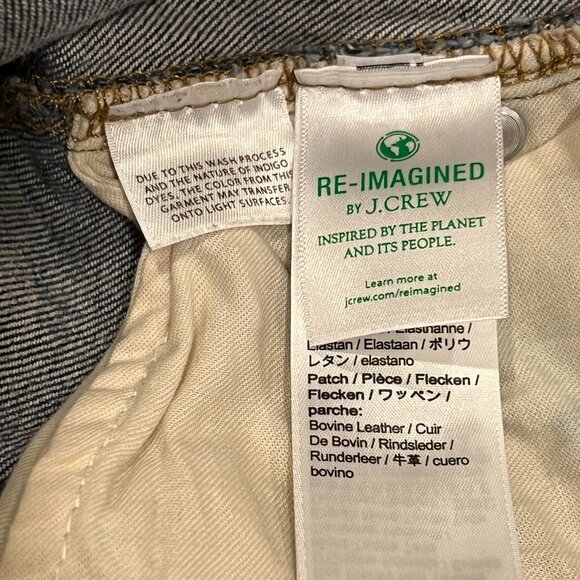 J Crew Cropped Slim Boyfriend Jean, Med Wash, 29 - Picture 6 of 10